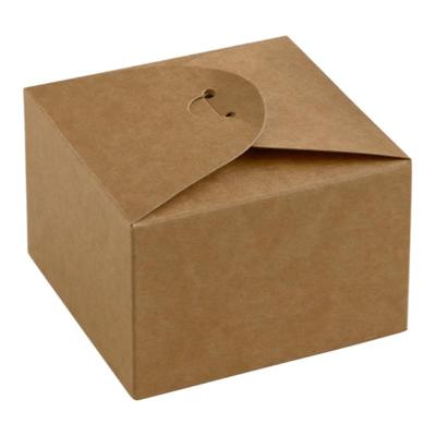 牛皮纸方形烘焙包装盒子可定制