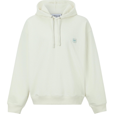 【折扣】SOLID HOMME男士宽松刺绣贴花棉质混纺帽衫