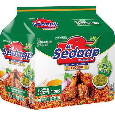 辉英喜达新加坡叻沙汤面83g*10包