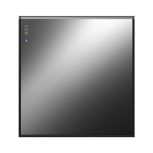 家的超薄开关黑灰色复位面板二三插五孔插座带开关暗装空调插V23