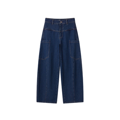 ICEDUST新款大口袋宽松牛仔裤