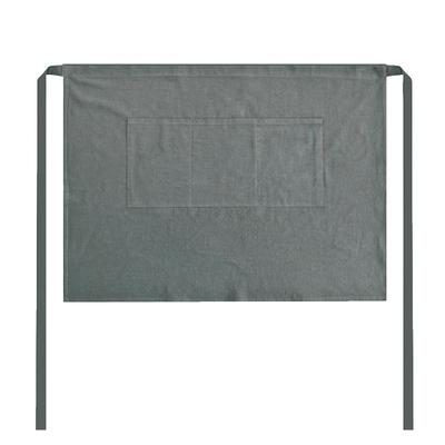 围裙半身棉麻半身透气围裙原创