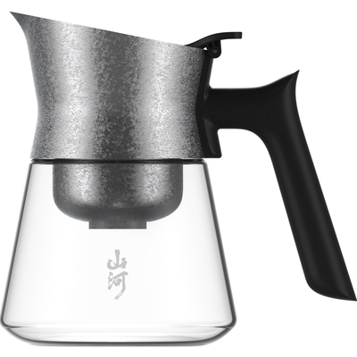 入一山河飘逸壶纯钛结晶版