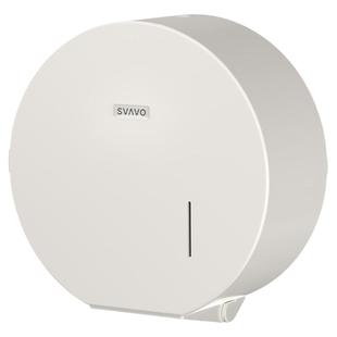 瑞沃大卷纸巾盒壁挂式免打孔商场卫生间大盘卷筒纸巾架厕所卷纸筒