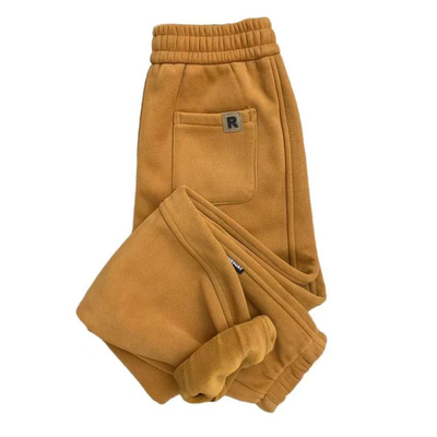 小个子加绒九分束脚卫裤