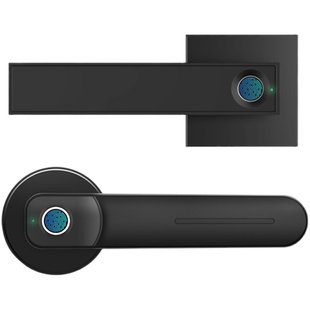 室内指纹锁智能电子密码锁木门办公室卧室通用球形锁家用房间门锁