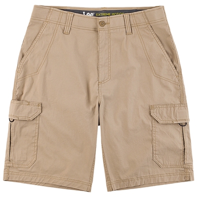 Lee26春夏新品经典工装口袋设计宽松直筒休闲短裤男LMB012291210