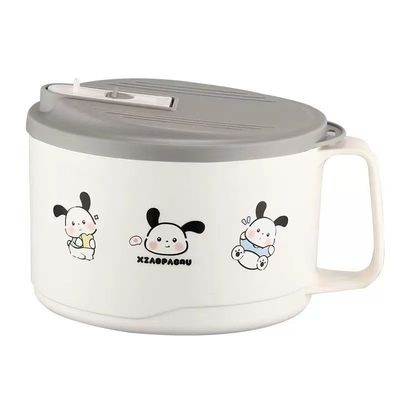 316不锈钢泡面碗带盖带手柄