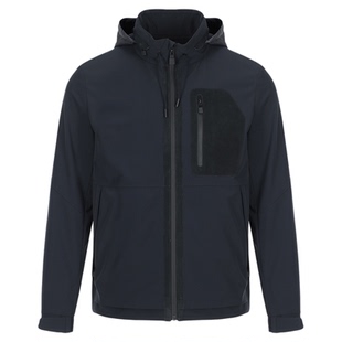 BRAUN BUFFEL/布兰施男士都市时尚连帽翻领保暖外套通勤挡风夹克