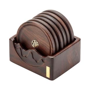 实木茶杯垫杯托垫功夫茶具配件防烫木质办公室高档茶垫杯垫隔热垫