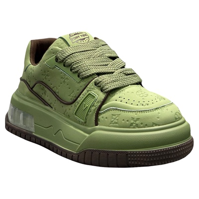 厚底增高板鞋低帮系带运动休闲鞋