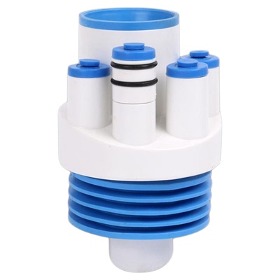 厨房下水管三通防返臭分流神器洗菜盆排水槽洗碗机分水器接头75