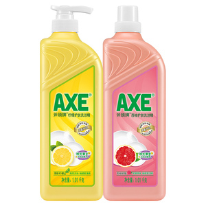 香港AXE/斧头牌洗洁精柠檬护肤不伤手除菌除腥去油可洗果蔬家庭装