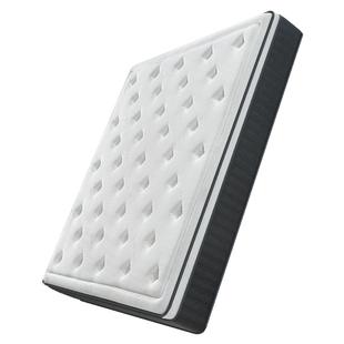 晚安床垫加厚乳胶5分区静音独立弹簧家用软垫蚕丝棉席梦思1.8米