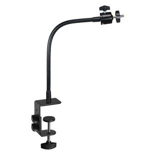 金属软管弯曲手机支架大力夹支撑夹俯拍懒人床头支夹桌面监控支架