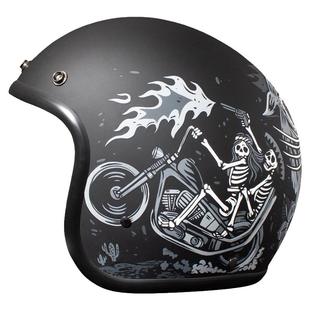 意大利DMD Retro Ghost Rider半盔户外骑行头盔男女酷炫夏季半盔