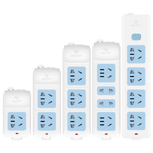 公牛插座插排不带线转换器防水正品家用多插位插板无线排插接线板
