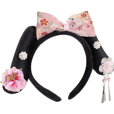 宫廷格格发箍儿童汉服头饰