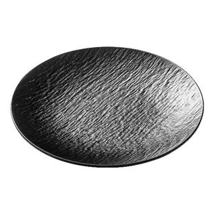 扬格密胺盘子圆形西餐牛排餐盘高级感甜品盘餐饮商用火锅烤肉盘子