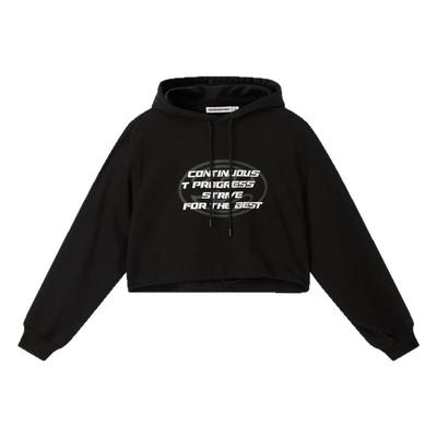 美特斯邦威宽松甜美女卫衣