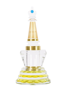 家用佛前透明水晶舍利塔可装舍利