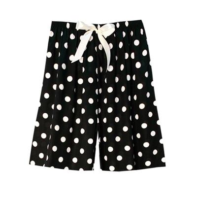 棉绸女士卡通短裤舒适凉快