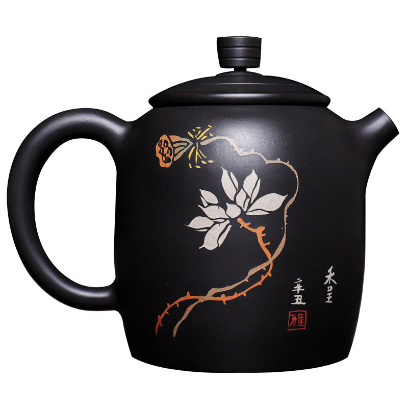 滇匠建水紫陶茶壶手工
