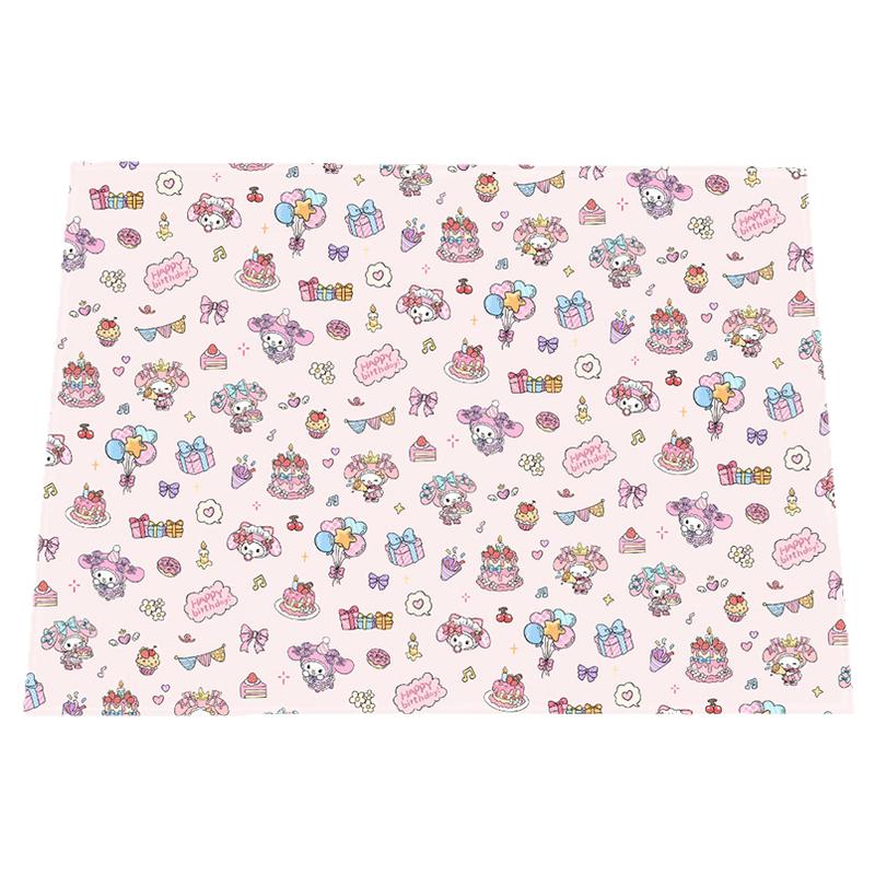 可爱卡通粉色小兔kt猫包装纸节日儿童节国庆新年礼物礼品包装装饰diy礼物小朋友情侣高颜值精美材料包书皮纸