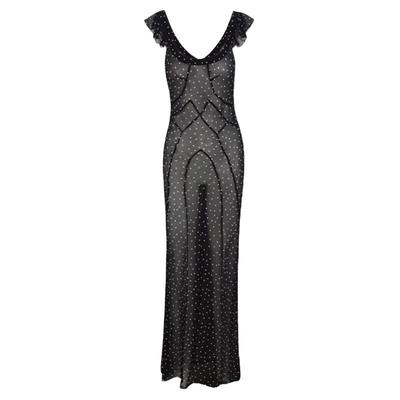 RealisationPar荷叶袖真丝长裙