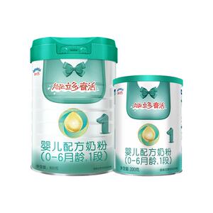 澳优能立多睿活(能力多)1段800g+200g婴儿配方奶粉旗舰店23年8月