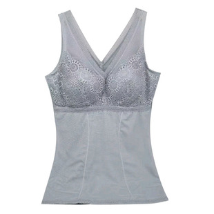 塑身衣女束身内衣上半身带胸罩束腰美体收腹背心加绒保暖紧身内搭