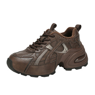 MILLIE'S/妙丽老爹鞋女2025新款拼接软底时尚百搭轻便休闲运动鞋Q