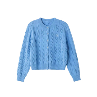 【原野空间~】韩系白色毛毛马甲秋冬蓝格拼接保暖外套高级感上衣