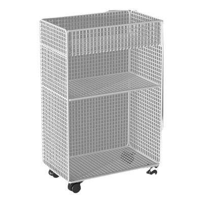 书桌旁小推车落地学生置物架书本书包收纳架可移动桌下置物架带轮