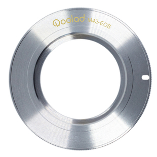 M42-EOS 转接环 42手动老镜头转EF单反黄铜环八羽怪潘太康Roolad