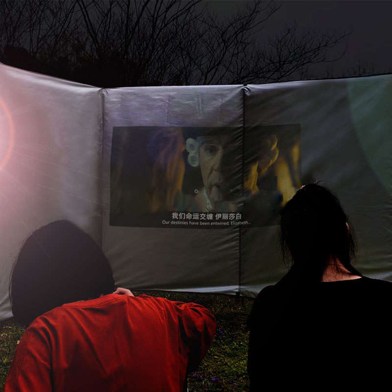 户外帐篷挡风屏野营阵幕天幕遮屏风简易挡风墙野餐挡风围布阵幕