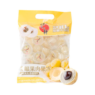 蜡笔小新龙眼果肉果冻菠萝香桔黄桃水果果冻儿童休闲零食大礼包