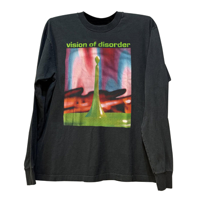 Vision of Disorder专辑封面美式潮牌印花长袖T恤vintage古着上衣