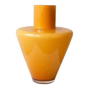 中古芬顿花瓶高级感摆件客厅插花花器玻璃水培鲜花瓶子绿植容器