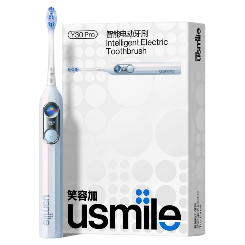 usmile/笑容加新品智能电动牙刷成人新动力大摆幅Y30PRO 生日礼物