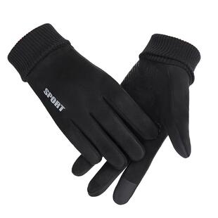 手套男女款秋冬季防寒防风保暖加绒触屏骑行开摩托车外卖骑车骑手