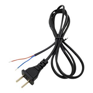 两插国标电源线2芯三两脚二项单裸线带插头尾电风扇0.75平方1200W