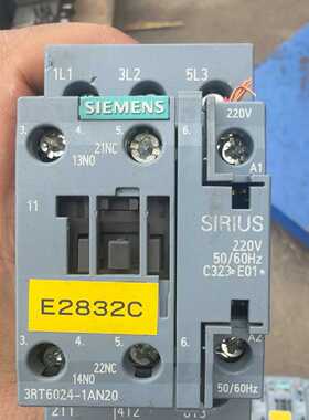 溢价-刚下来SIRIUS交流接触器，型号3RT6024-1