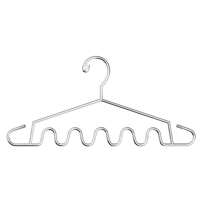 加厚不锈钢波浪防滑衣架