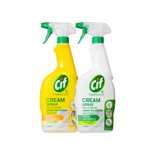 Cif晶杰强力清洁喷雾慕斯家庭多功能清洁剂乳冰箱空调滤网不锈钢