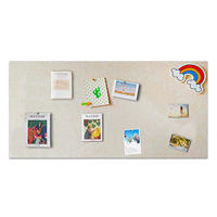 Customized colored felt wall stickers, message boards, kindergarten works display, cork board photo wall background board decoration thumbnail 5