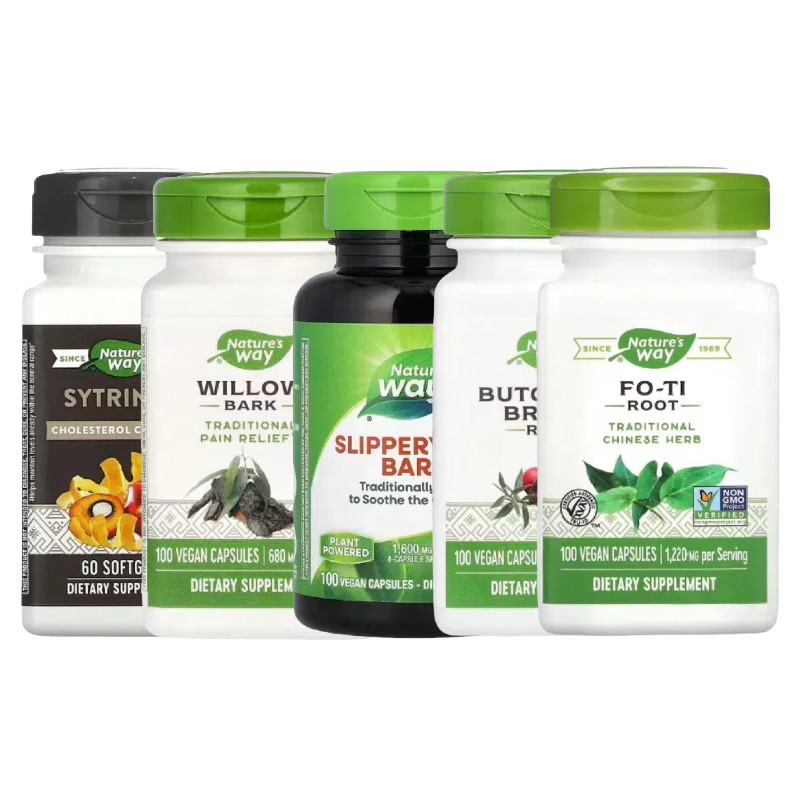 Nature's Way澳然萃维何首乌根柑橘多酚红榆树皮假叶树根柳树皮
