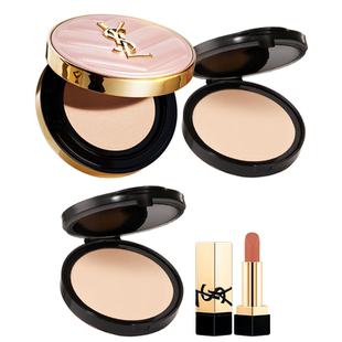 YSL圣罗兰明星气垫套装 粉气垫替换芯遮瑕服帖化妆品生日礼物女