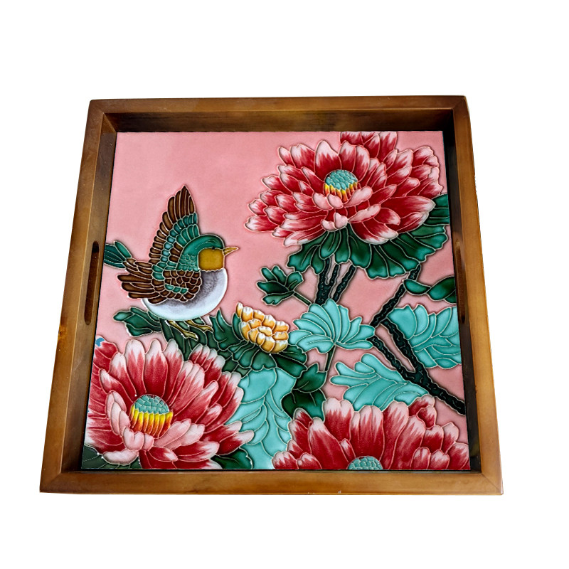 立体陶瓷画厘米大托盘特价清库存