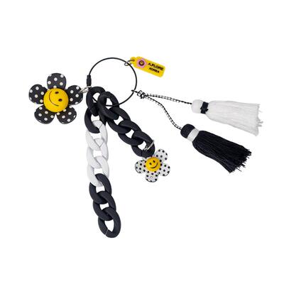 miu系包挂A.FLORE质感波点小花